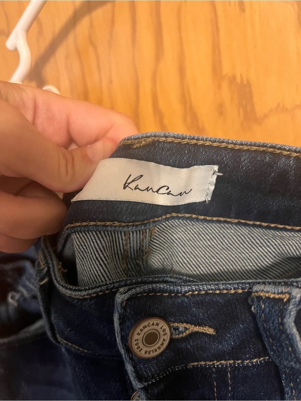 KanCan Dark Blue flare Stretch Jeans